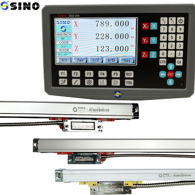 SINO SDS2-3VA 3 άξονες ψηφιακό μετρητή ανάγνωσης με KA300 γυάλινο γραμμικό κανόνα TTL RS422 σήμα