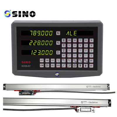 SINO SDS 2-3VA Linear Digital Readout DRO Kit 3 Axis Digital Readout Scale Encoder for Frazing Machines