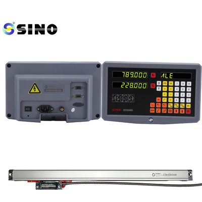 SINO Γραμμική μαγνητική κλίμακα Dro Kit SDS2MS Ψηφιακή ανάγνωση 2 άξονες Για φρεατομηχανές
