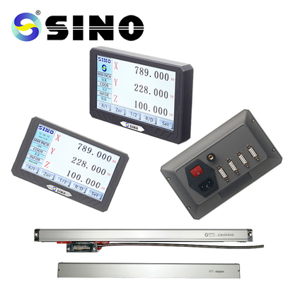 Κιτ Ψηφιακής Ένδειξης SINO SDS200S DRO 3 Αξόνων LCD Οθόνη Αφής για γραμμική κλίμακα κωδικοποιητή τόρνου φρέζας