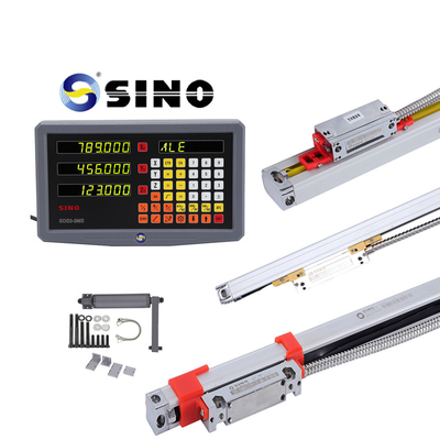 SINO SDS2-3MS Ψηφιακή ανάγνωση Dro Στρίψιμο Στρογγυλομηχανή ακρίβεια γραμμική κλίμακα