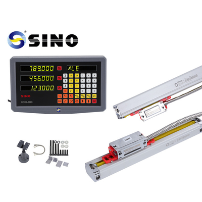 Σύστημα ψηφιακής ανάγνωσης 3-άξονα SINO SDS2-3MS DRO Glass Linear Ruler για μηχανή άλεσης στροφείου