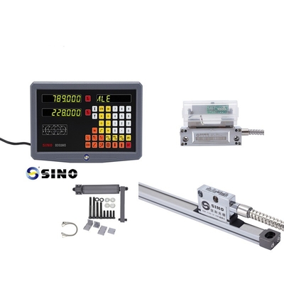 DRO Mini Size 100V-240V Πολυλειτουργία SINO Δύο Άξονες Στρογγυλομηχανή