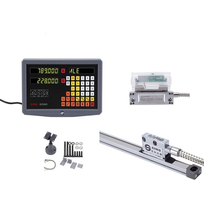 SDS 2MS DRO Kits Glass Linear Scale For Milling Lathe TTL SINO 2 άξονας σύστημα οργάνων δοκιμής ψηφιακής ανάγνωσης