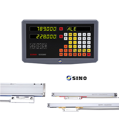 2 άξονας SDS2MS SINO Σημείο ψηφιακής ανάγνωσης στροφείου AC 100-240V Πολυλειτουργικό με γραμμική κλίμακα για στροφείο