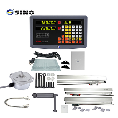 2 άξονας SDS2MS SINO Σημείο ψηφιακής ανάγνωσης στροφείου AC 100-240V Πολυλειτουργικό με γραμμική κλίμακα για στροφείο
