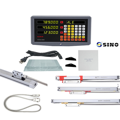 Σύστημα ψηφιακής ανάγνωσης SINO SDS2-3MS 15VA Πρακτικό σύστημα DRO 3 άξων για πλαστικό σύστημα DRO γραμμικής κλίμακας