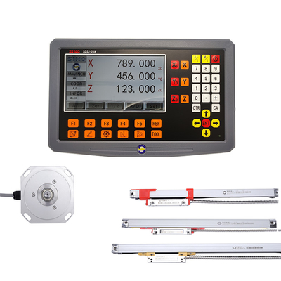 SINO 2 Axis RS422 SDS2-3VA DRO Ψηφιακή ανάγνωση με γραμμική κώδικα κλίμακας για μηχανή στρογγυλομηχανής
