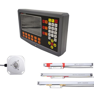 SINO 2 Axis RS422 SDS2-3VA DRO Ψηφιακή ανάγνωση με γραμμική κώδικα κλίμακας για μηχανή στρογγυλομηχανής