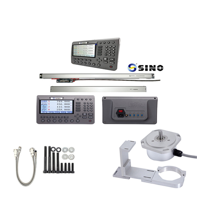 SDS 200 Ψηφιακή ανάγνωση 240V Μεταλλικό 2 άξονα DRO με πολλαπλή γλώσσα για μηχανή άλεσης