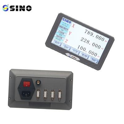 Κιτ Ψηφιακής Ένδειξης SINO SDS200S DRO 3 Αξόνων LCD Οθόνη Αφής για γραμμική κλίμακα κωδικοποιητή τόρνου φρέζας