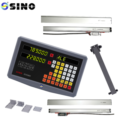 SDS 2MS DRO Kits Glass Linear Scale For Milling Lathe TTL SINO 2 άξονας σύστημα οργάνων δοκιμής ψηφιακής ανάγνωσης