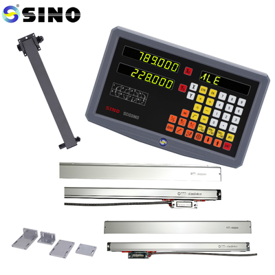 DRO Mini Size 100V-240V Πολυλειτουργία SINO Δύο Άξονες Στρογγυλομηχανή