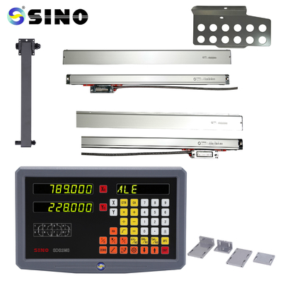 Φρεζοδράπανα Μηχανήματα SINO SDS-2MS 2 Αξόνων Ψηφιακή Ένδειξη DRO Γραμμική Κλίμακα Κωδικοποιητής
