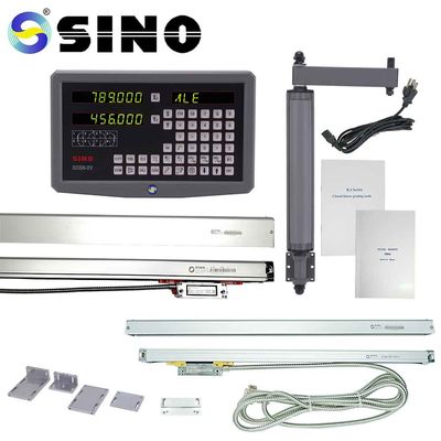Καλή τιμή 100V-240V μηχανή DRO 2 ψήφισμα 0.005mm τόρνου των οδηγήσεων μετάλλων άξονα σε απευθείας σύνδεση