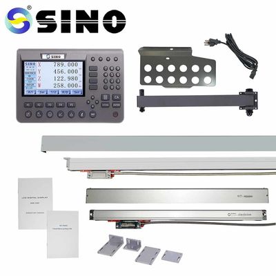 Καλή τιμή Δύο ψήφισμα μηχανών άλεσης μετάλλων LCD αξόνων DRO 0.005mm πρακτικό σε απευθείας σύνδεση