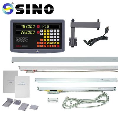 Καλή τιμή Μεγάλη μηχανή DRO τόρνου μεγέθους επίδειξης οδηγήσεων που μετρά τα συστήματα δύο άξονας σε απευθείας σύνδεση